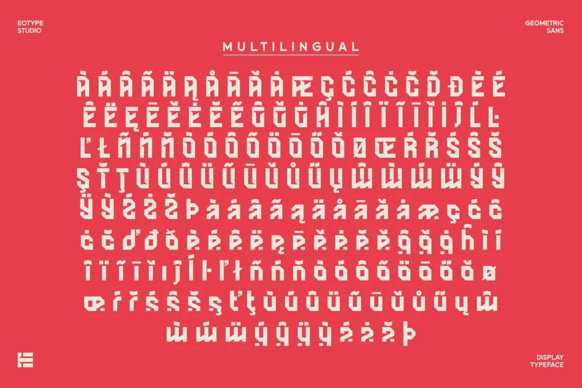 Pristh - Bold Tech Display Font