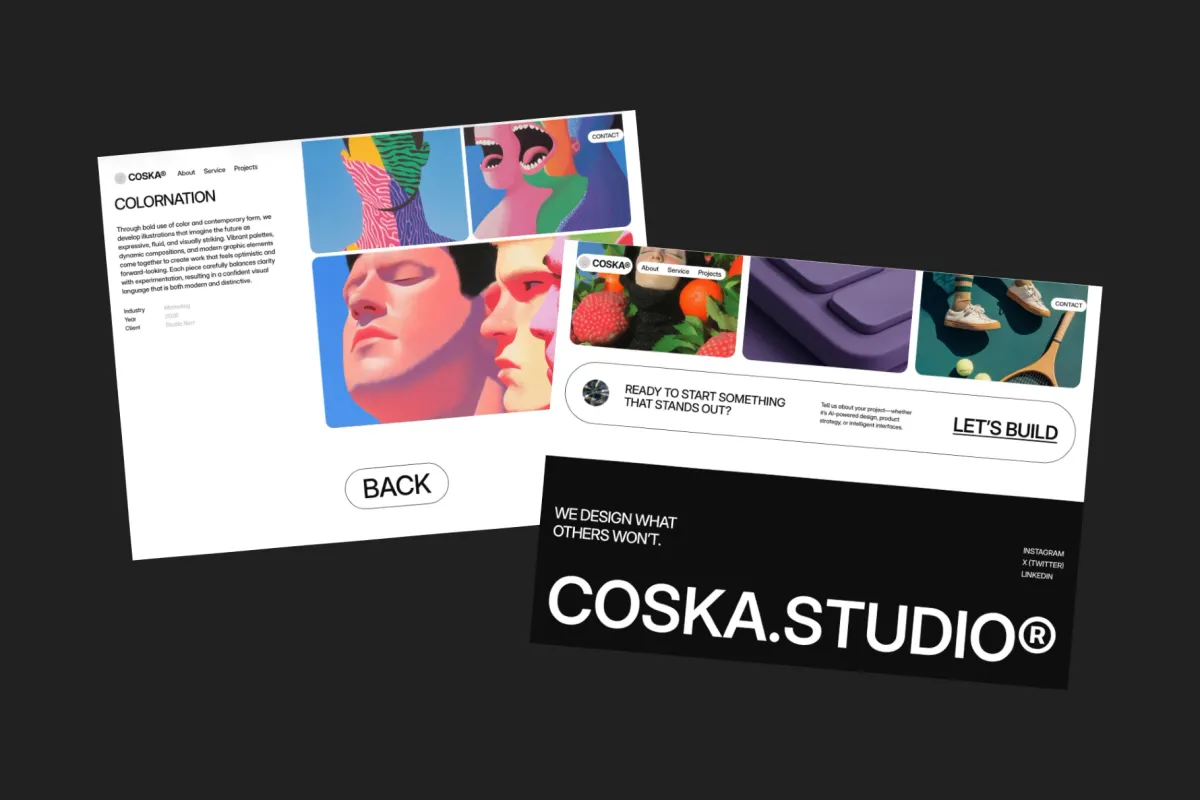 Coska - Agency Portfolio Framer Template
