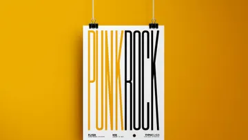 Typographic Flyer Template