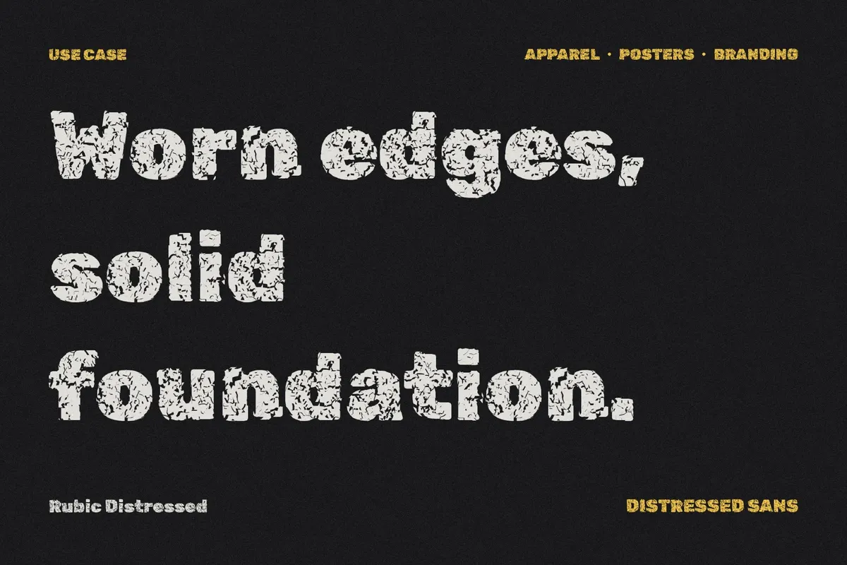Rubic Distressed Font