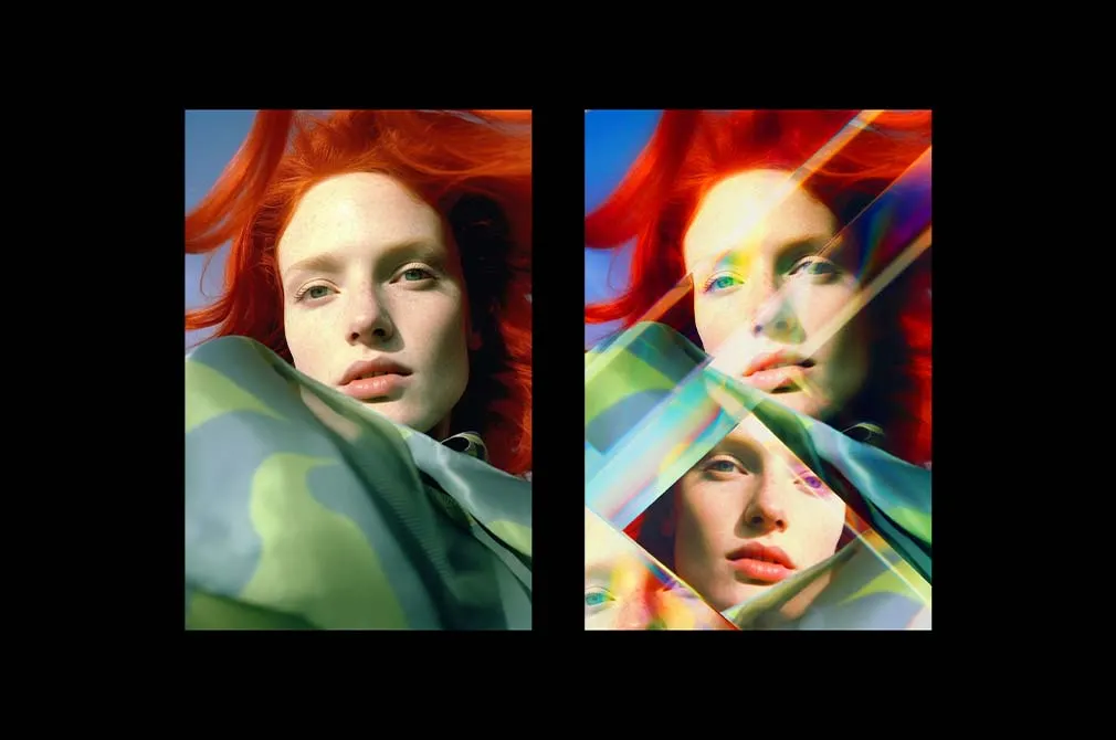Prism Reflection Photo Effect