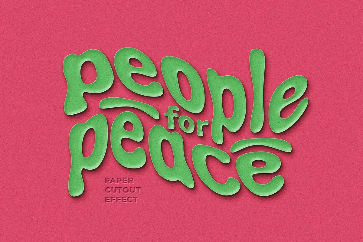 Paper Cutouts Text & Logo Effect