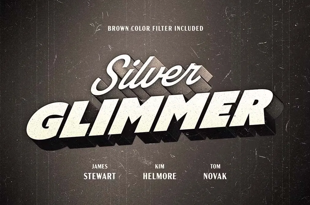 Retro Titles Text Effects