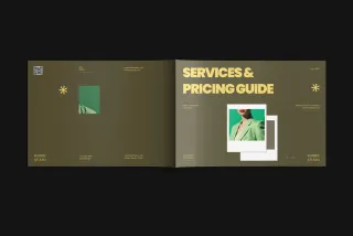 Modern Services & Pricing Guide Ms. Word Template