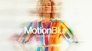 Motion Distortion Photo Effect