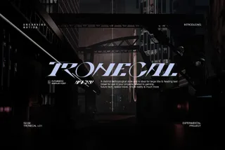 Tronecal — Display Font