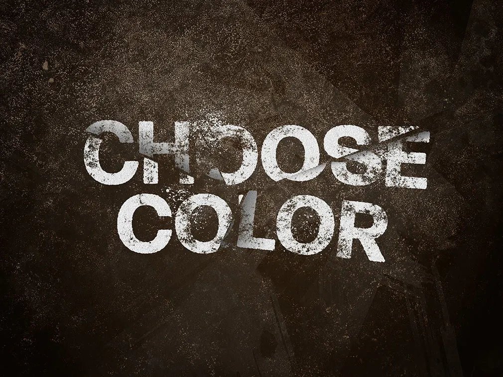 Broken Text Photoshop Effect