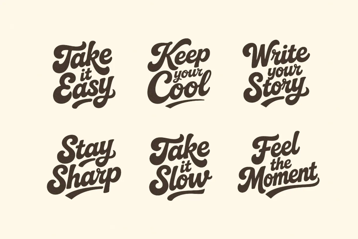 Retro Quotes + PSD Effect