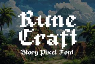 Rune Craft - Story Pixel Font