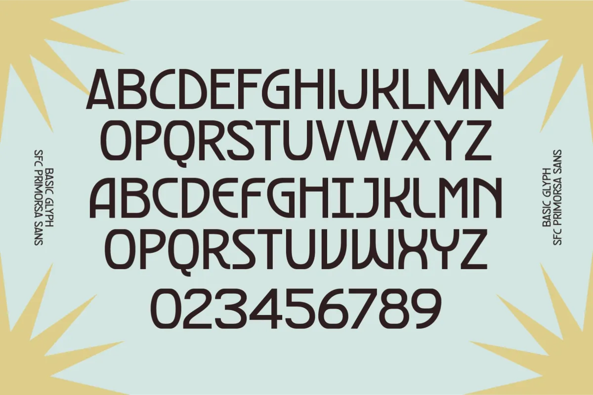 SFC Primorsa - 1920s Art Deco Font