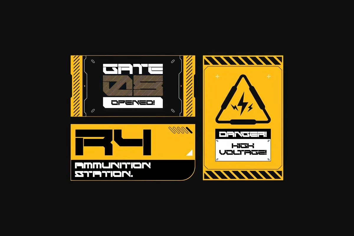 NEMESYS — Futuristic Cyberpunk Font