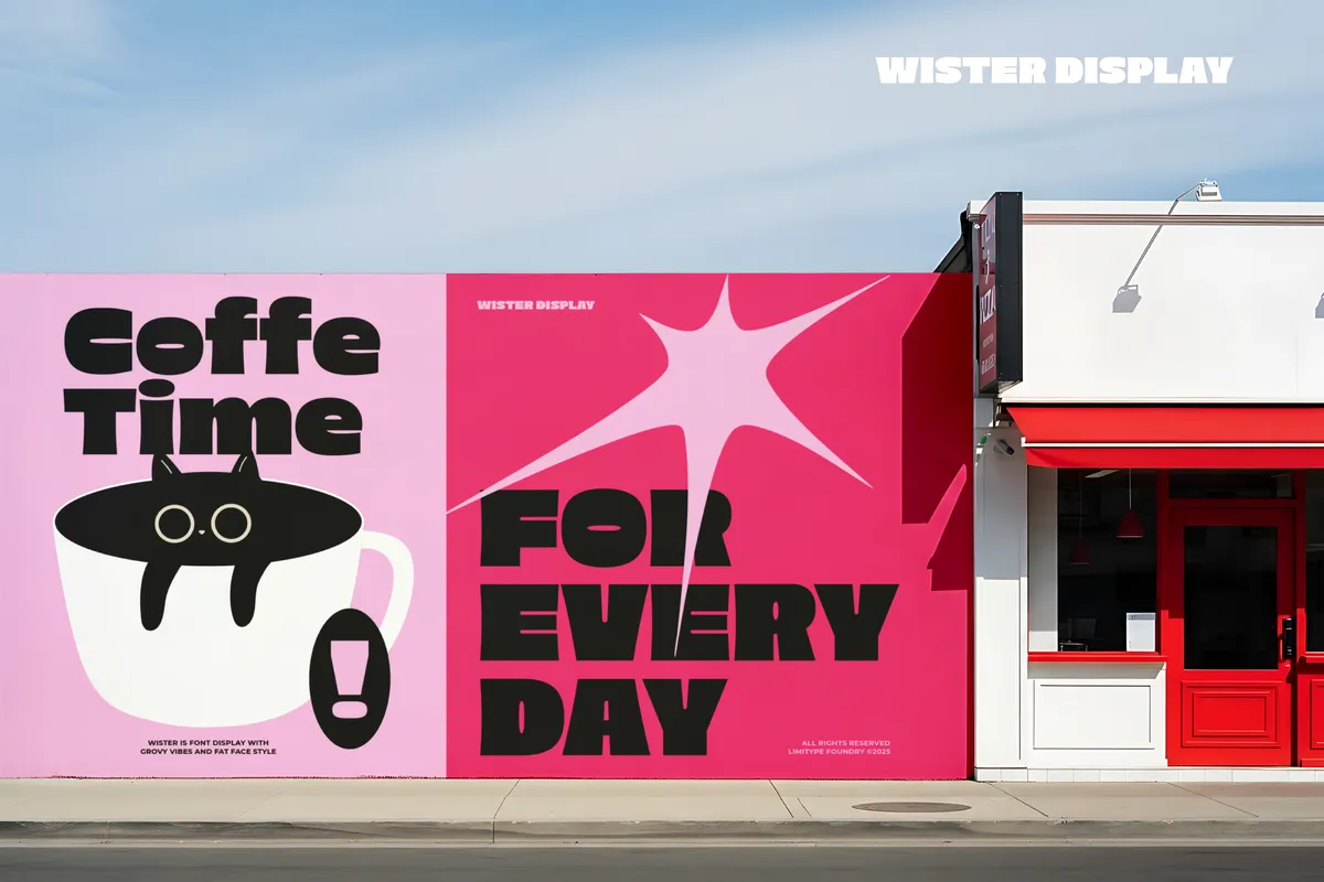 Wister - Groovy Bold Display Font