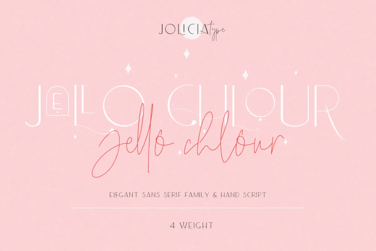 Jello Chlour - Display Font