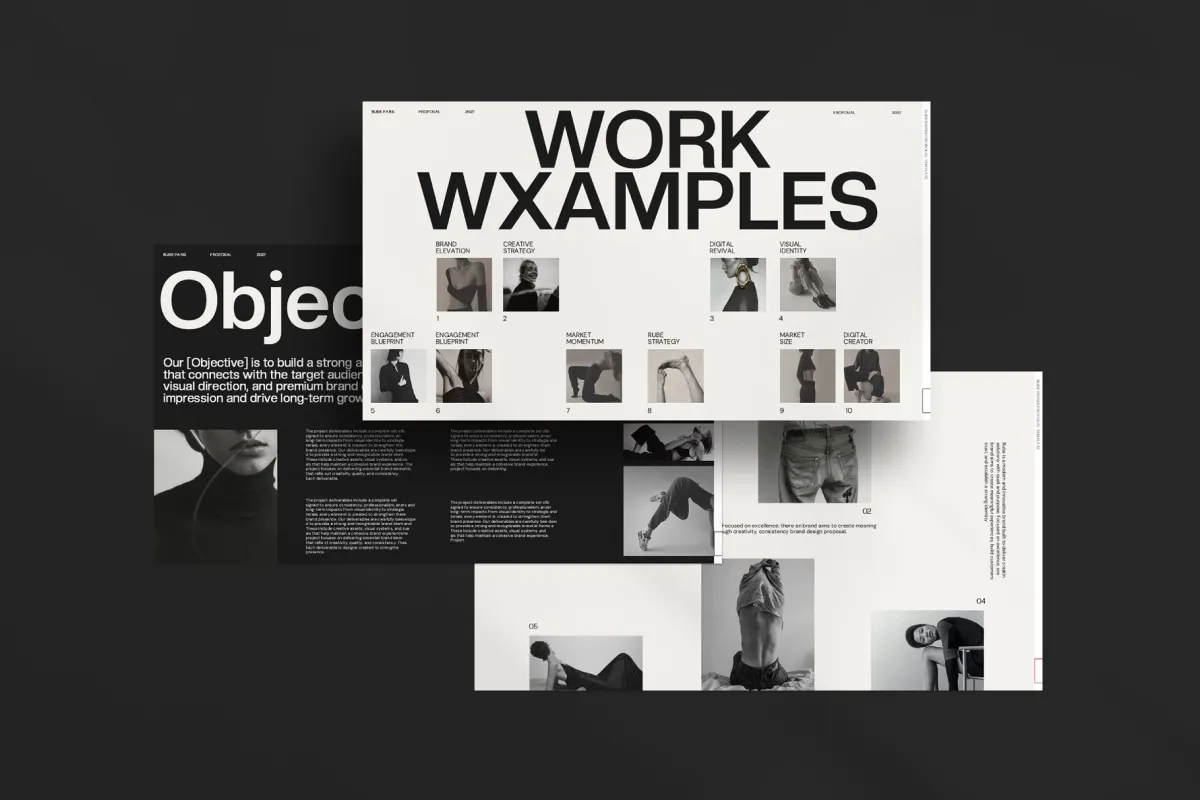 RUBE - Fashion Brand Proposal Template