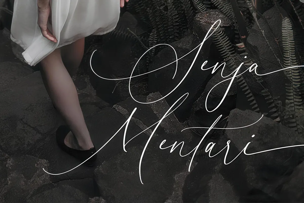 Senja Mentari - Modern Script