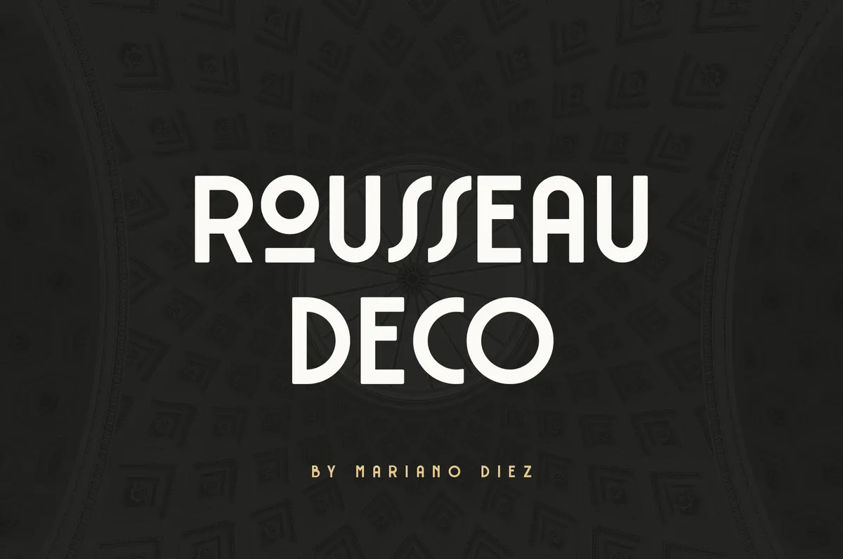 Rousseau Art Deco Font