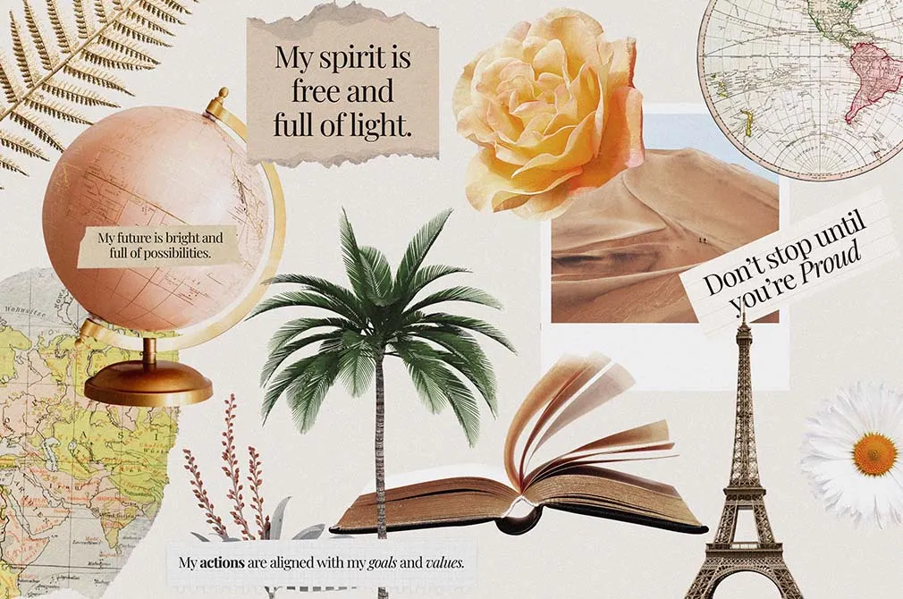 Vision Board Collage Creator
