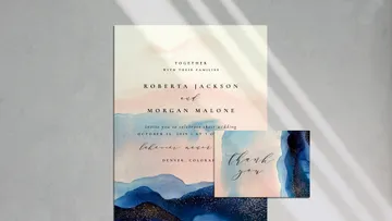 Stardust Invitation Templates Set