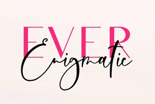 Ever Enigmatic Font Duo