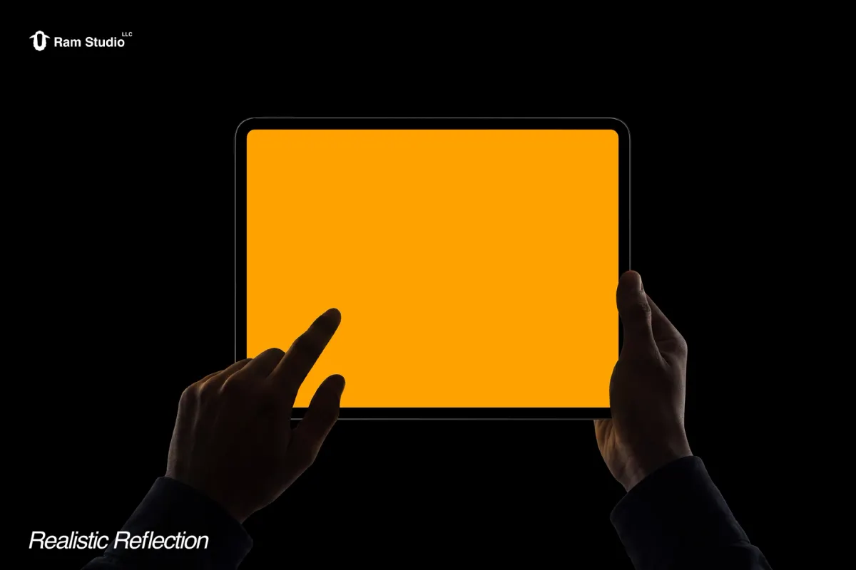 Hand Holding Device Mockup Set
