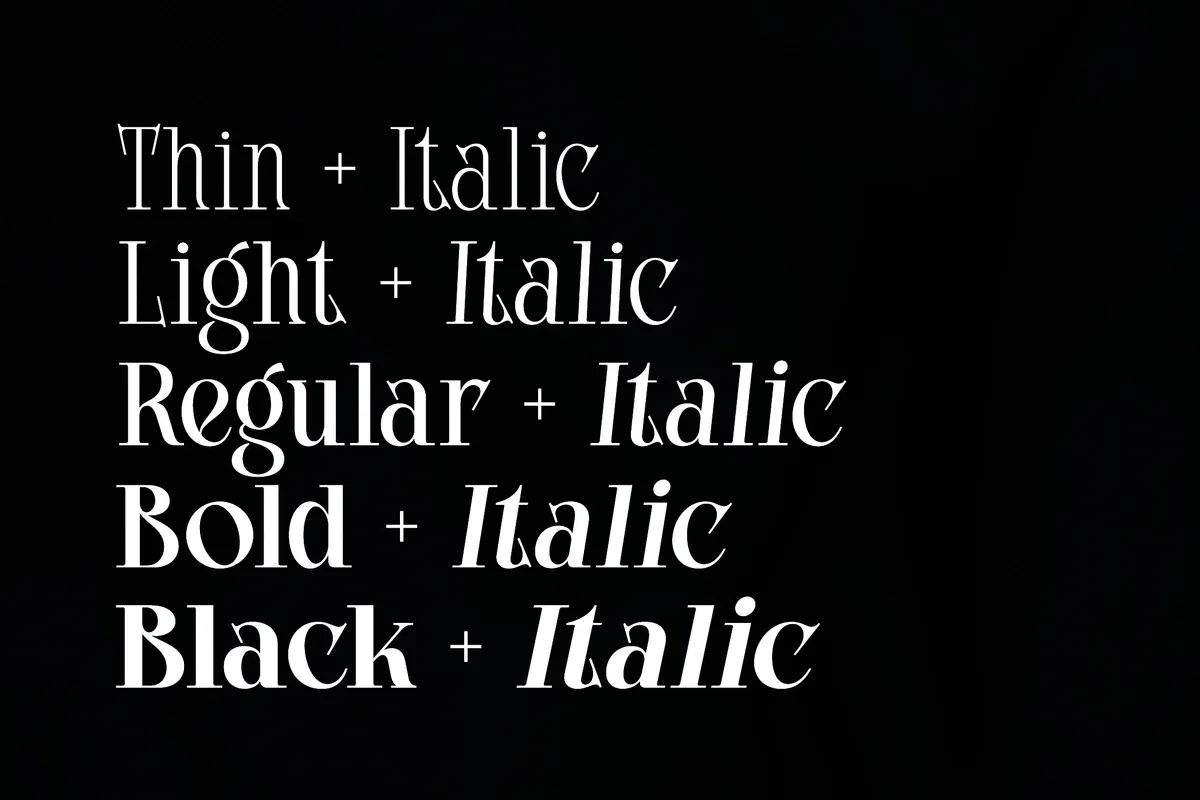 Bright Legacy - Luxury Serif Font Family