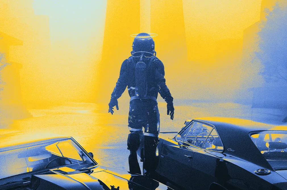 Acid Gradient Maps Photo Effect