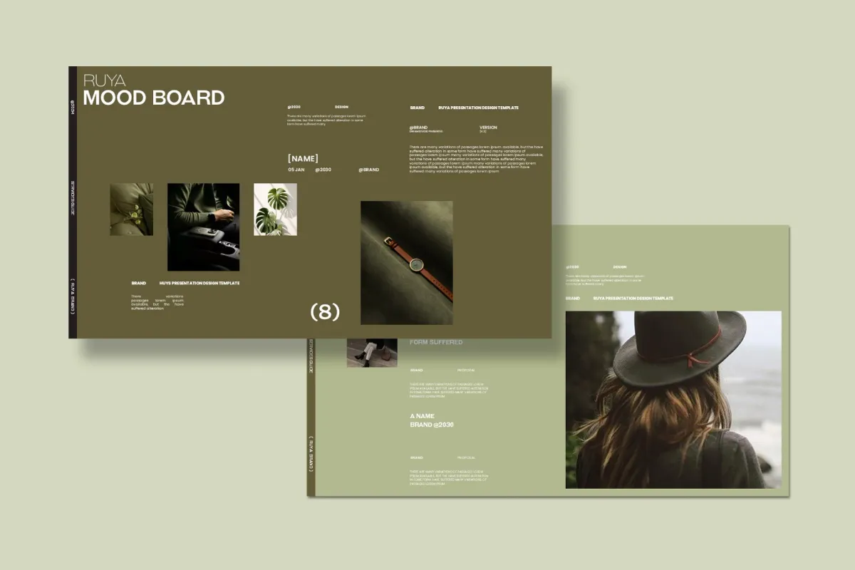 RUYA / Service Guide Presentation Template