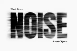 Wind Storm Text Effect