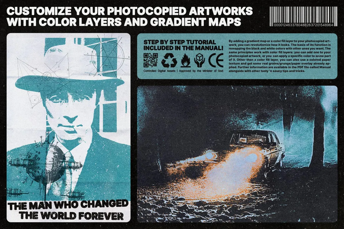 Photocopy Machine | Photoshop Action