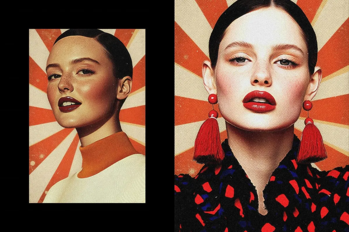 Retro Pop-Art Style Photo Effect