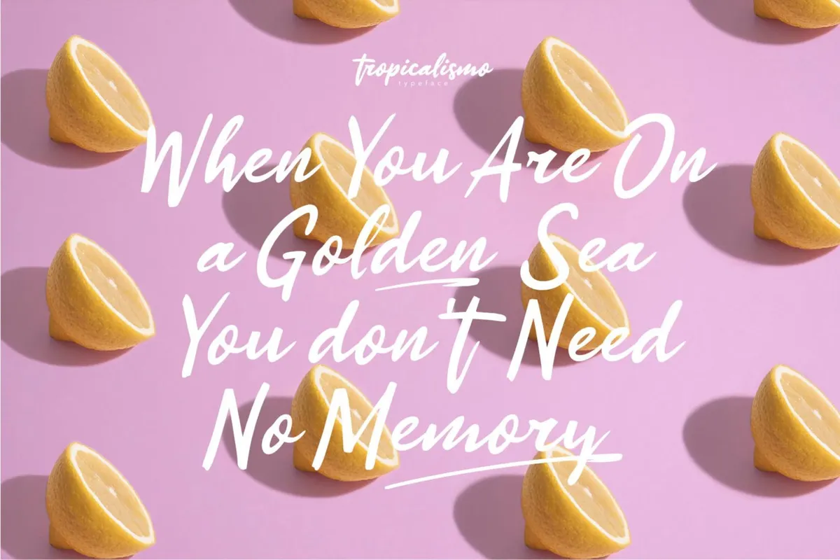 Tropicalismo - Tropical Font