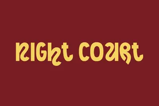 Night Court Font