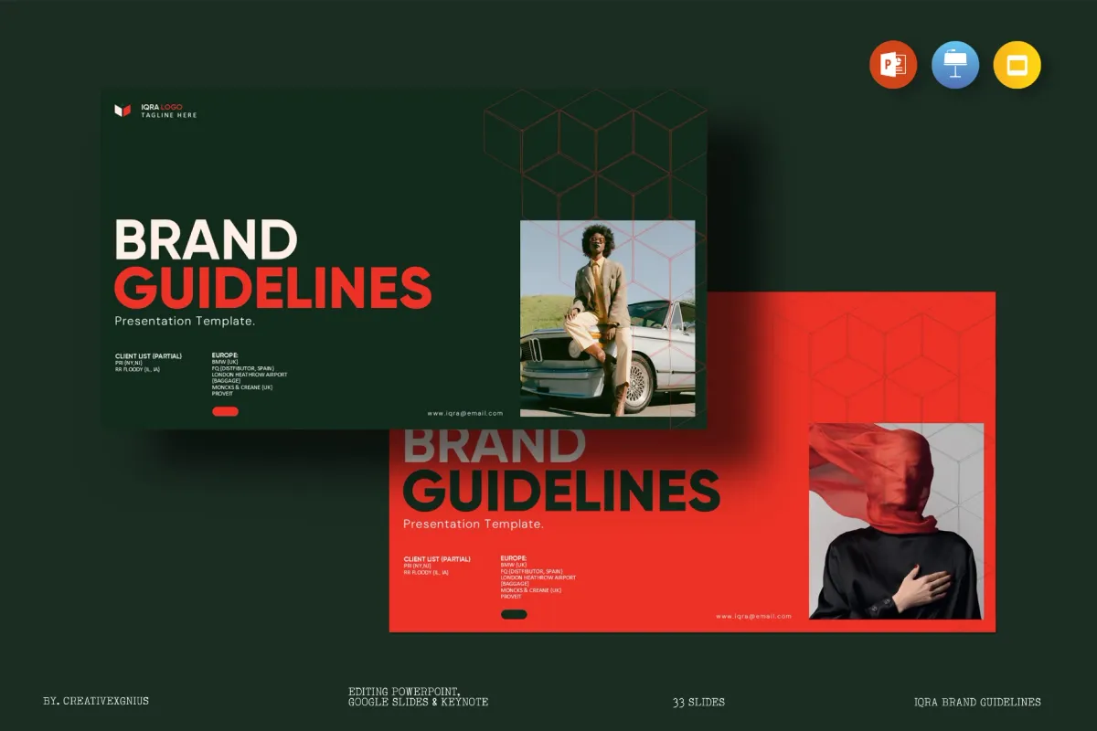 IQRA-Brand Guidelines Presentation Template