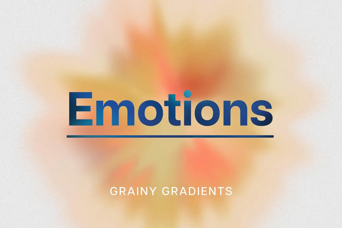 Emotions. Grainy Gradients Set