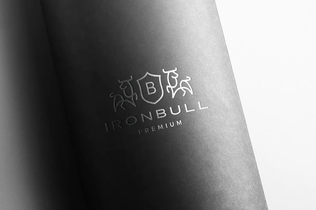 Paper Tube Logo Mockup