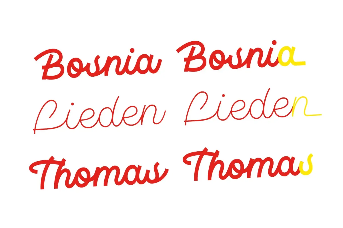 Monotail Script - Monoline Script Font Family