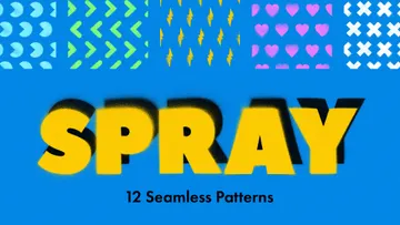 Spray Seamless Patterns