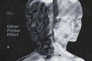 Dithering Printer Photo Effect