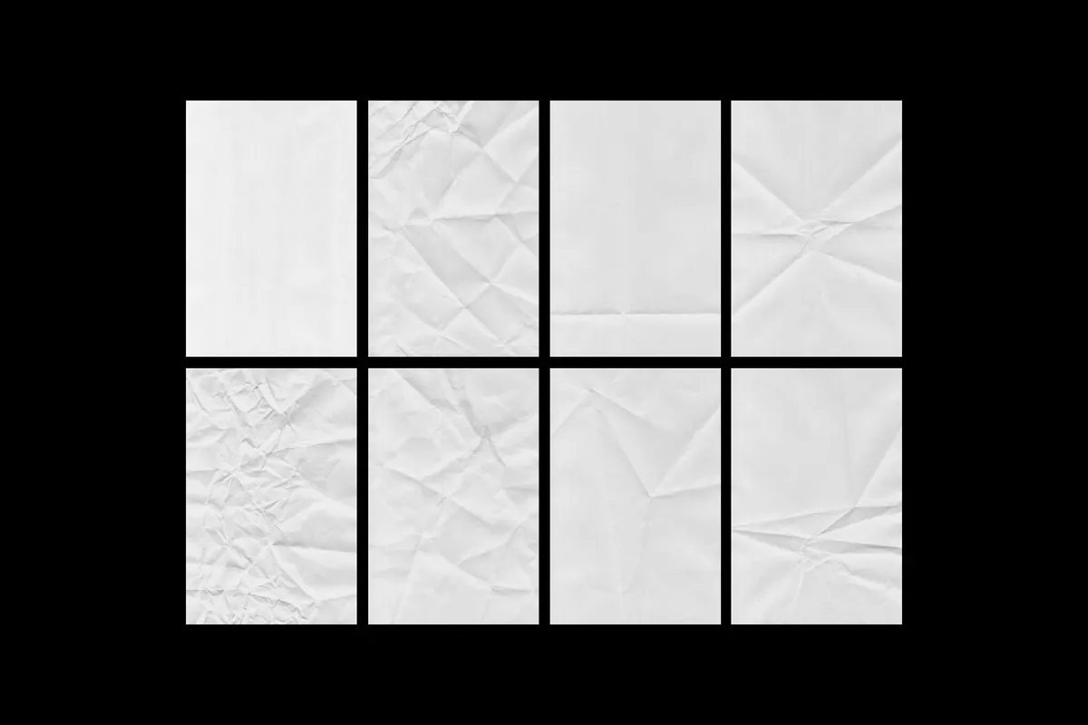 Wrinkled & Folded Papers Collection