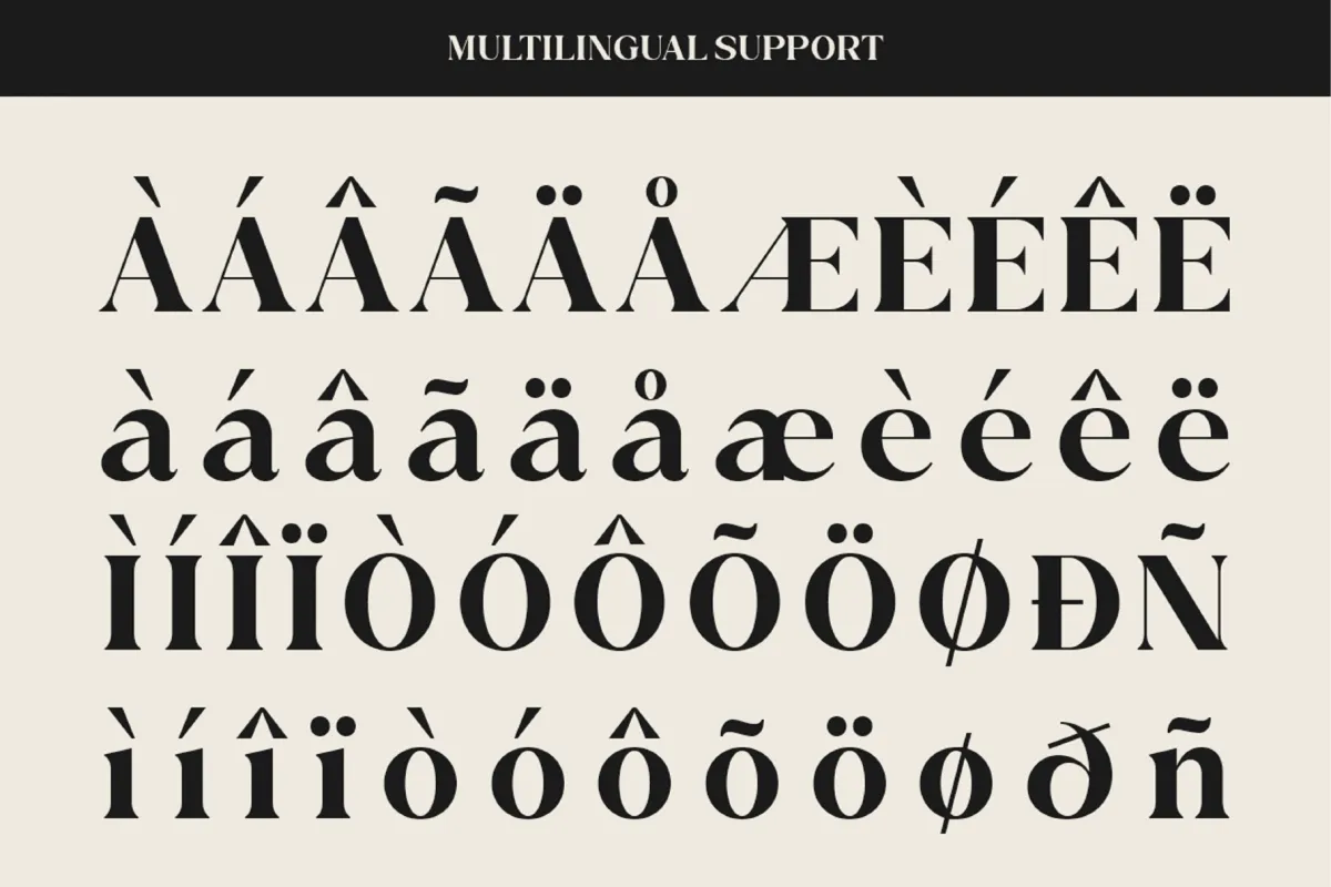 Ethereal Glamour - Luxury Modern Serif Font