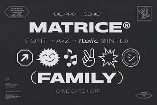 Matrice Font Family