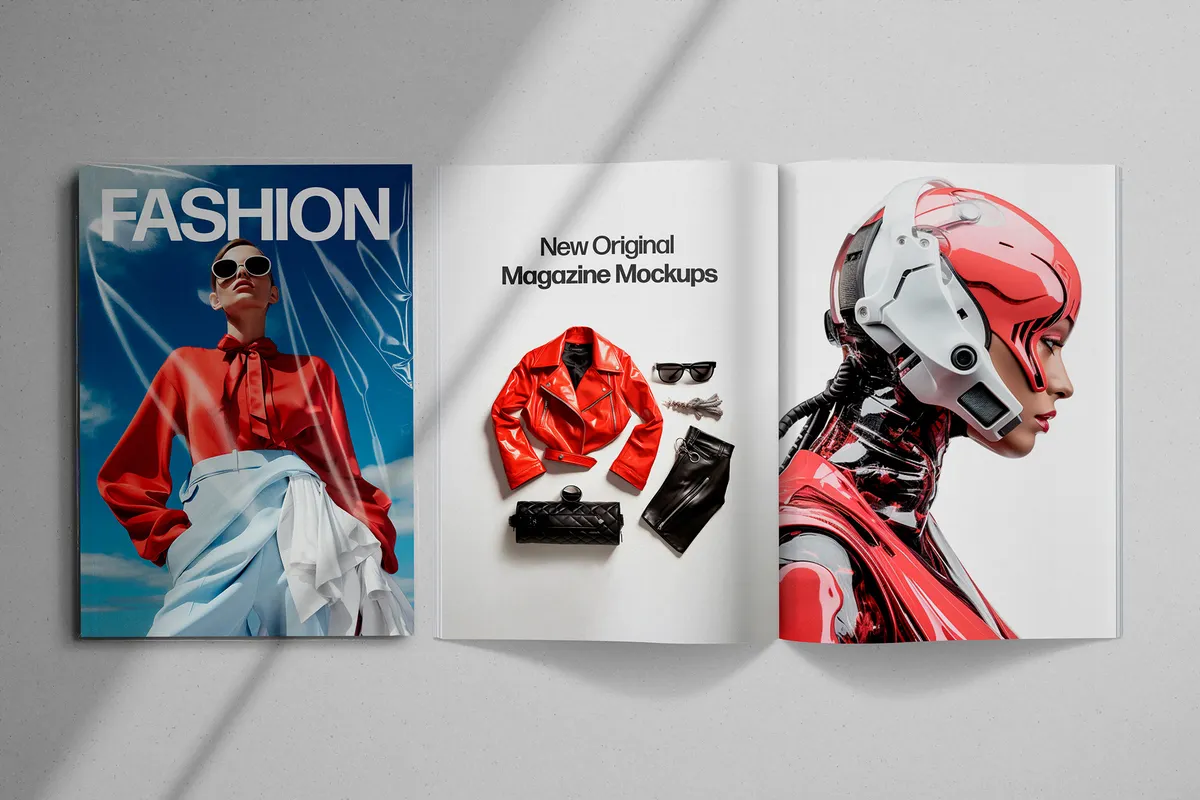 A4 Magazine Mockups