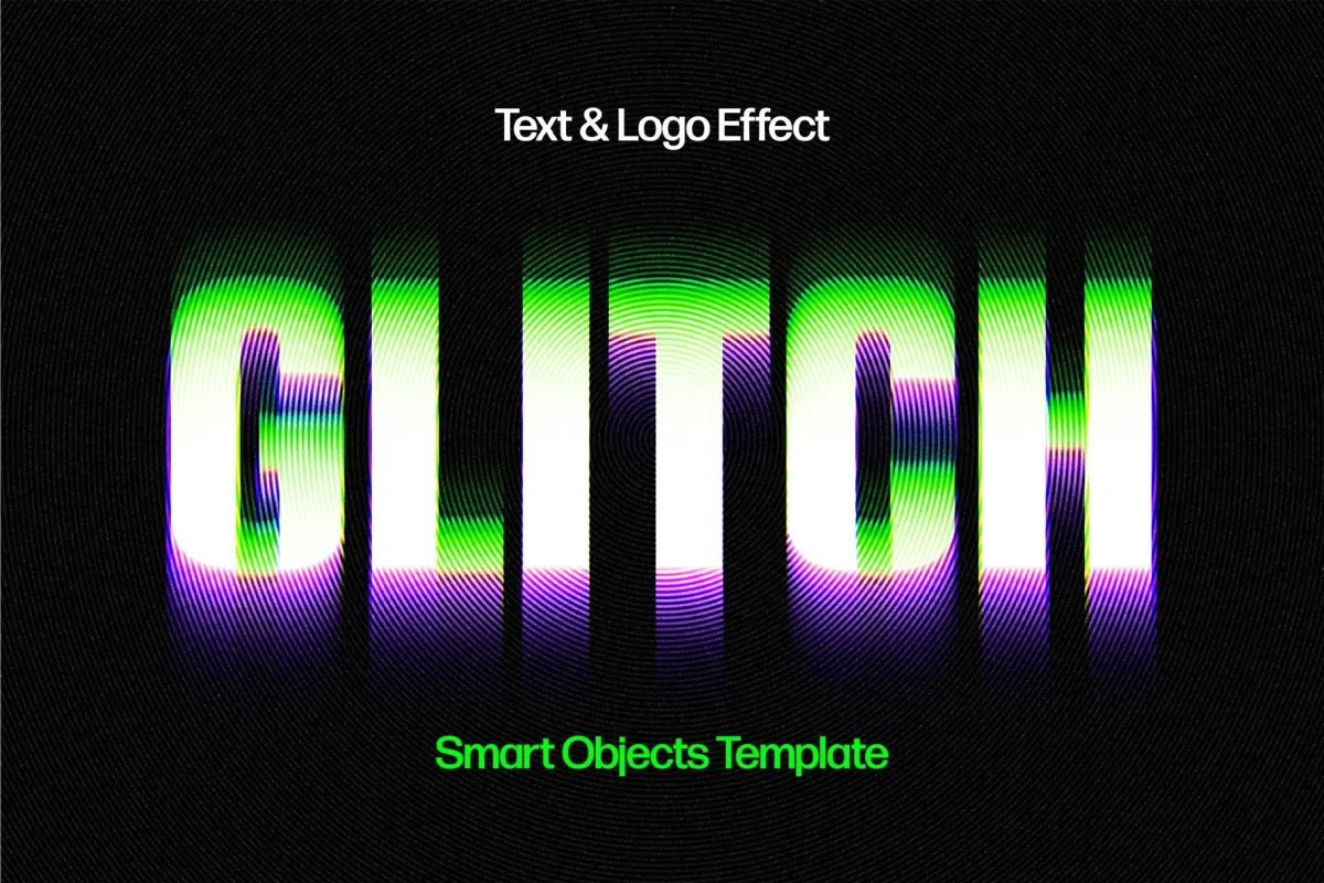 Color Glitch Text Effect
