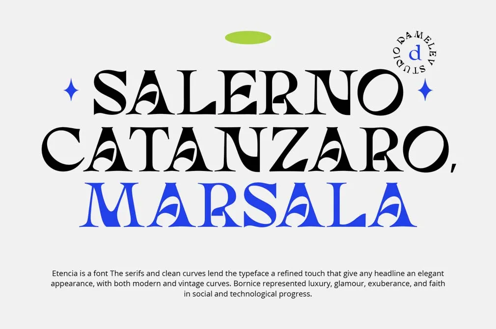 Eitencia Display Serif