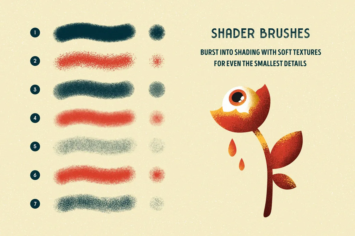 Memento Shader Illustrator Brushes