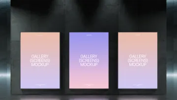 Gallery Screens Mockup