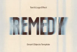 Broken Printer Text Effect