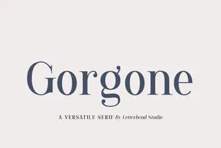 Gorgone Serif Typeface