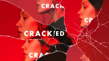 Cracked Glass Photo Effect