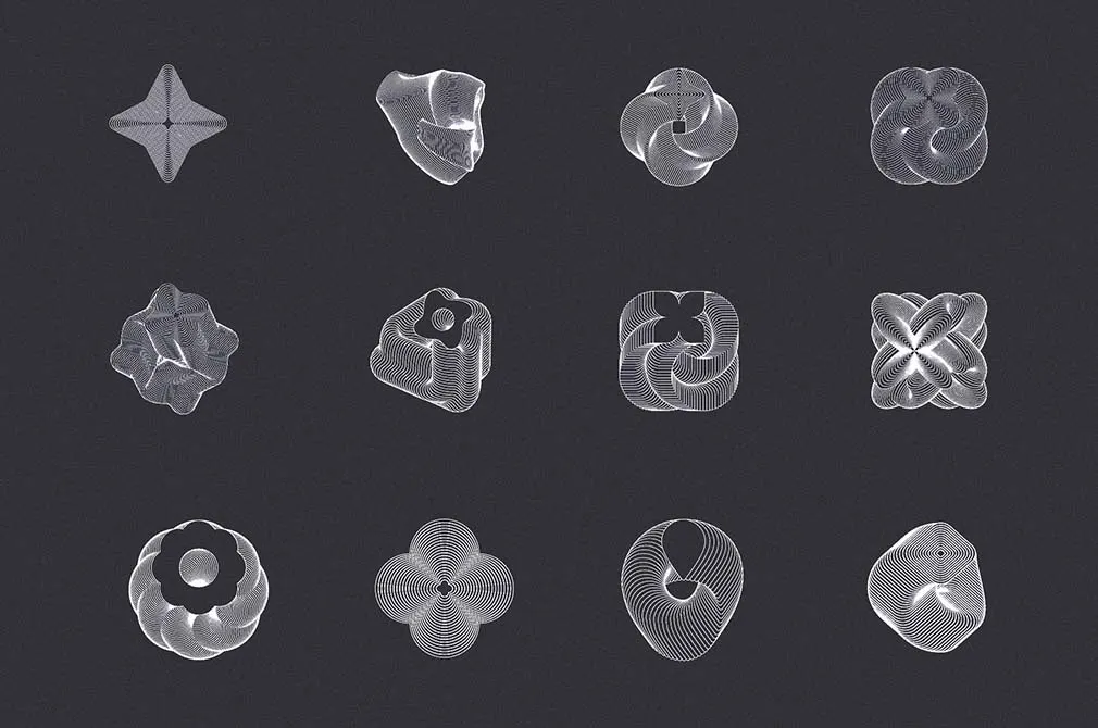Retro Illusion Shapes
